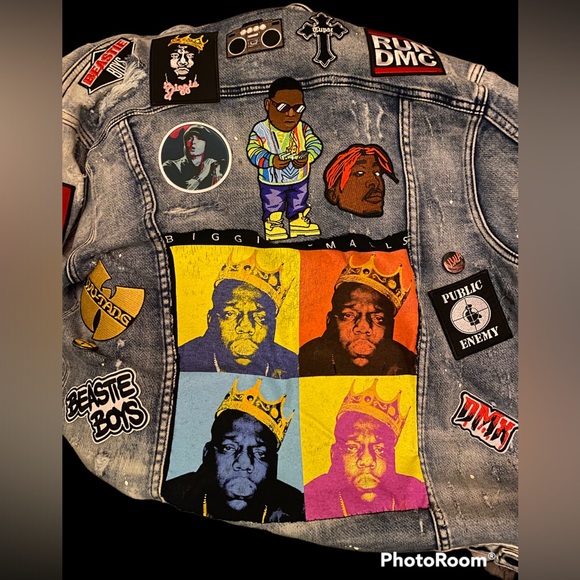 CUSTOM MADE DENIM JACKETS HATS BACKPACKS PURSES TEES HOODIES ⭐️🔥🎶🎧🎸🏈🏀⭐️🔥 - Picture 10 of 13